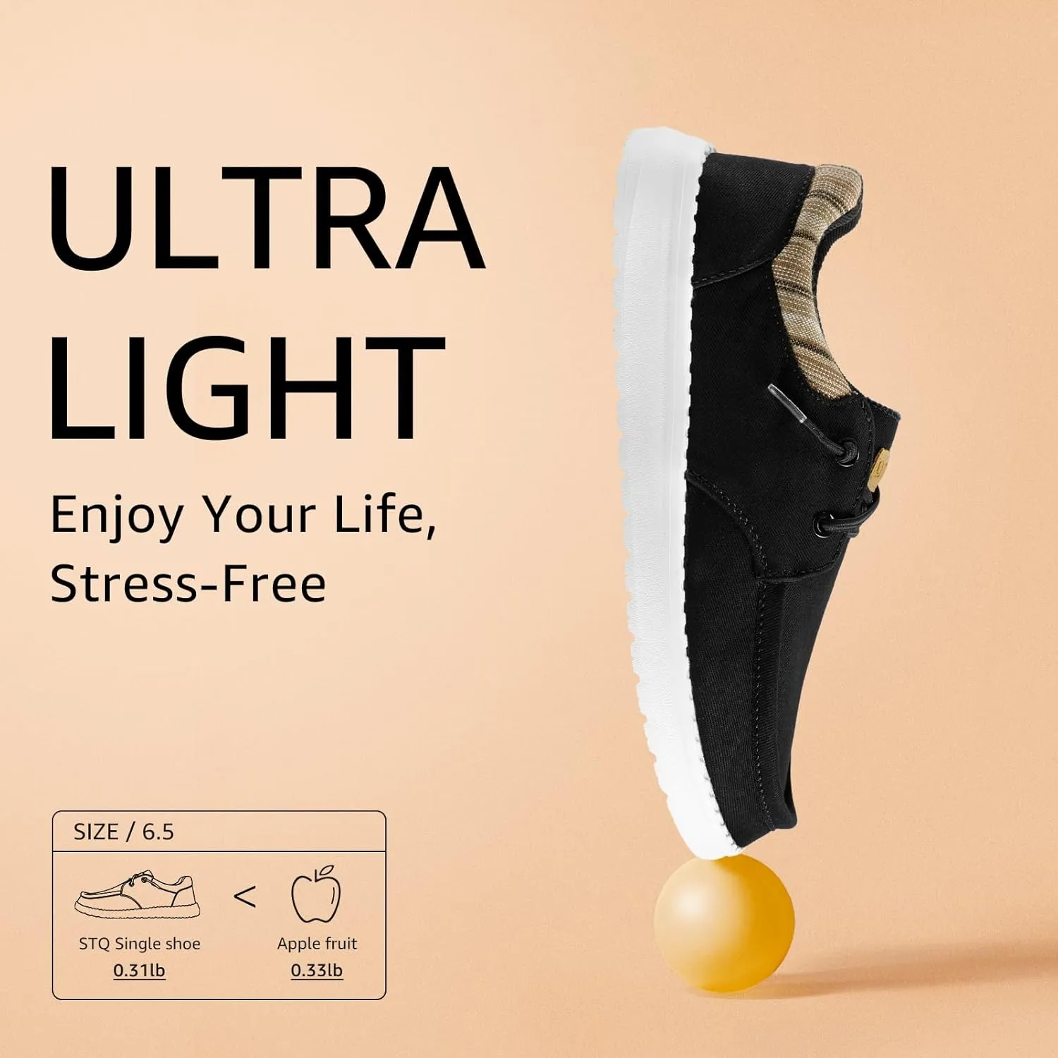 STQ Women's Lace up Loafers丨Orthopedic Comfotable Ultralight Boat Casual Shoes with Arth Support