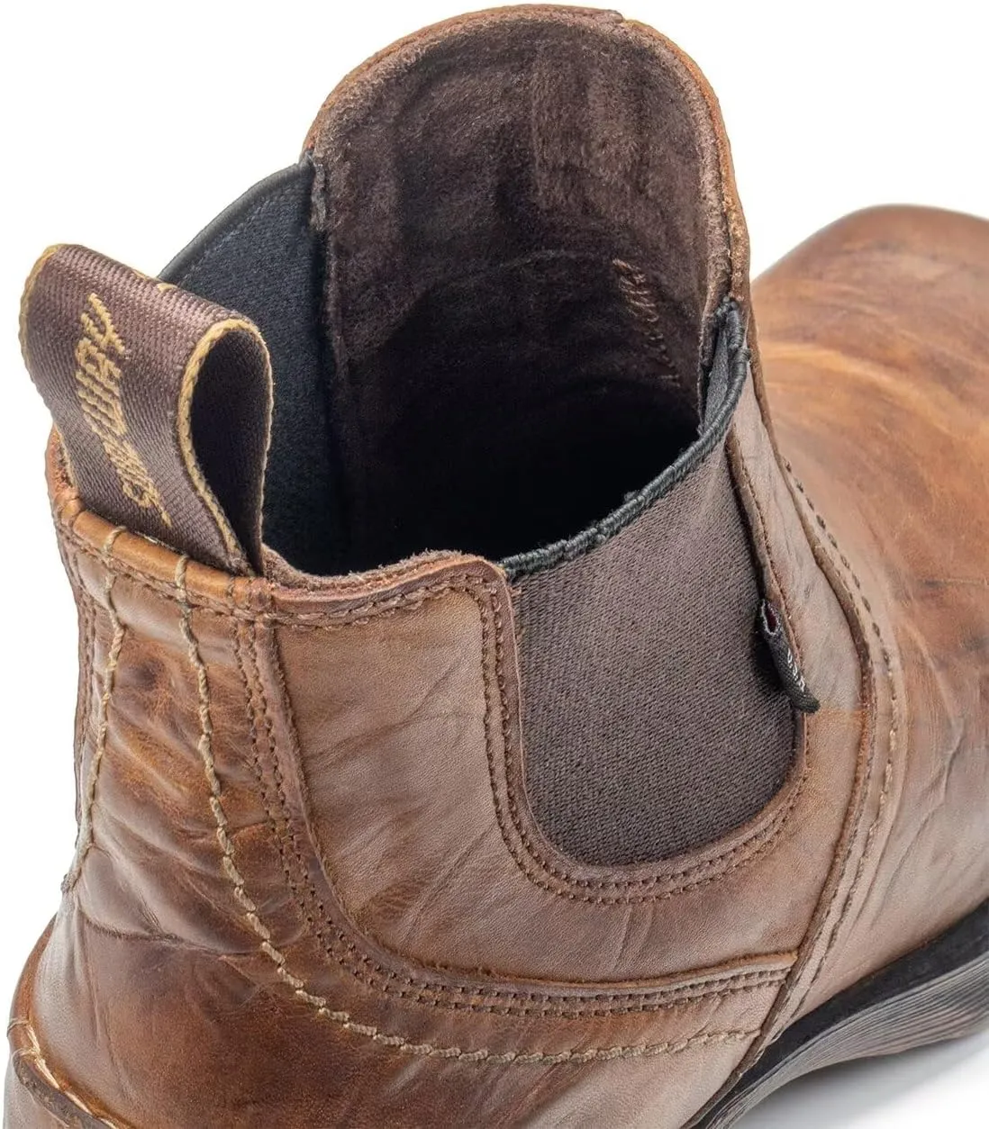 SUREWAY Cowboy Boots for Men - Square Toe Mens Western Slip on Boots, Slip Resistant Country Boots, Durable Comfortable, Old West Style Casual/Work/Dress Shoes