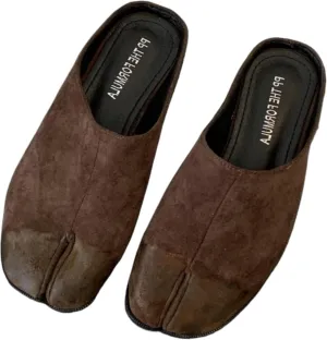 Tabi Shoes Flats Split Toe Mules Ballet Sandals Non Slip Breathable Cute Kawaii Fashion Trendy Elegant Casual Comfy Office Business Summer Beach Outdoors Gifts for Daughter Back to School