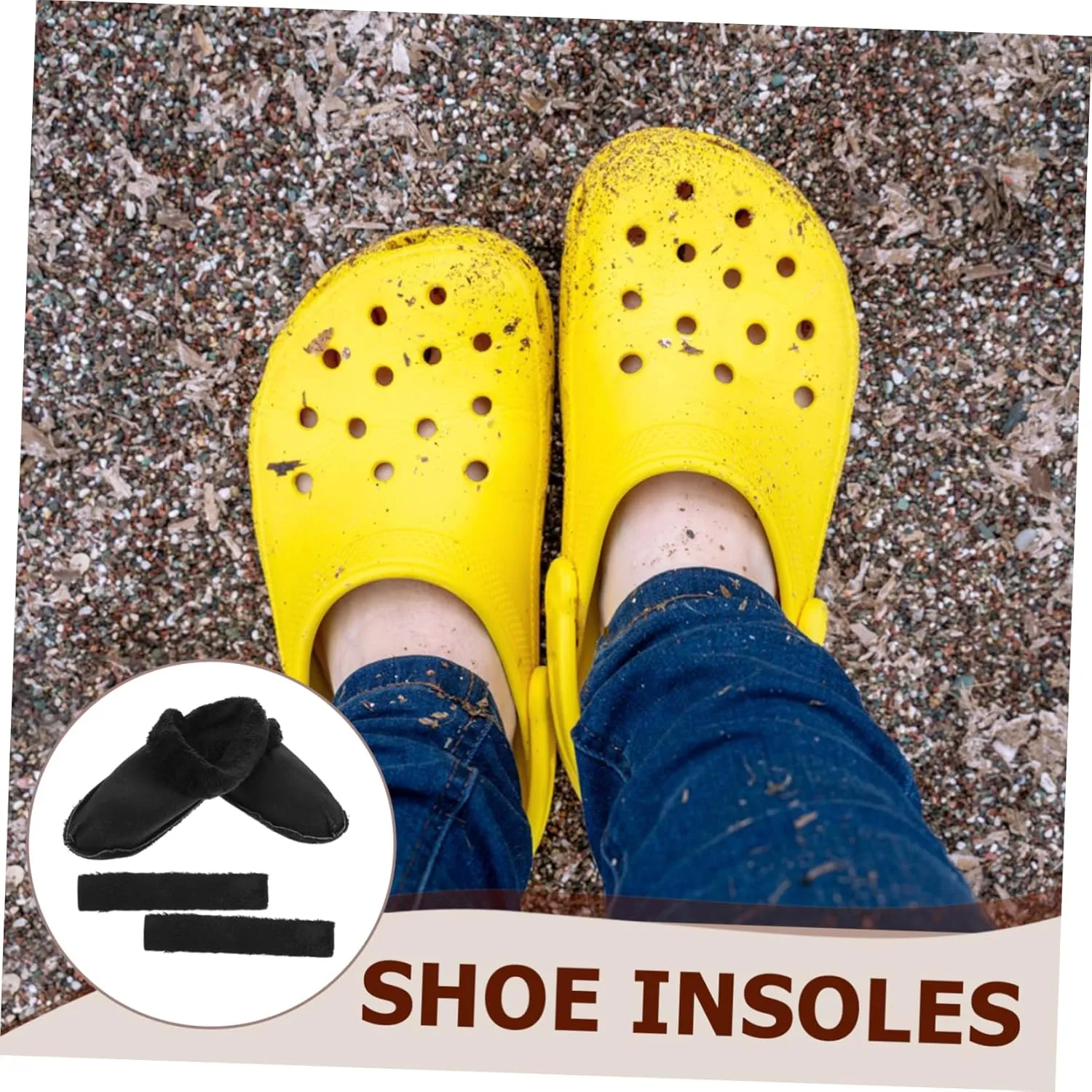 Thermal Cover Grip Shoe Insoles Fleece Insoles Sandals Insoles Shoes Insoles Filler Slippers Snow Heel