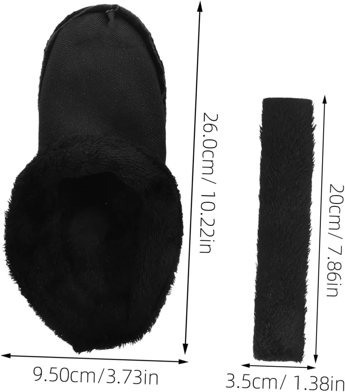 Thermal Cover Grip Shoe Insoles Fleece Insoles Sandals Insoles Shoes Insoles Filler Slippers Snow Heel
