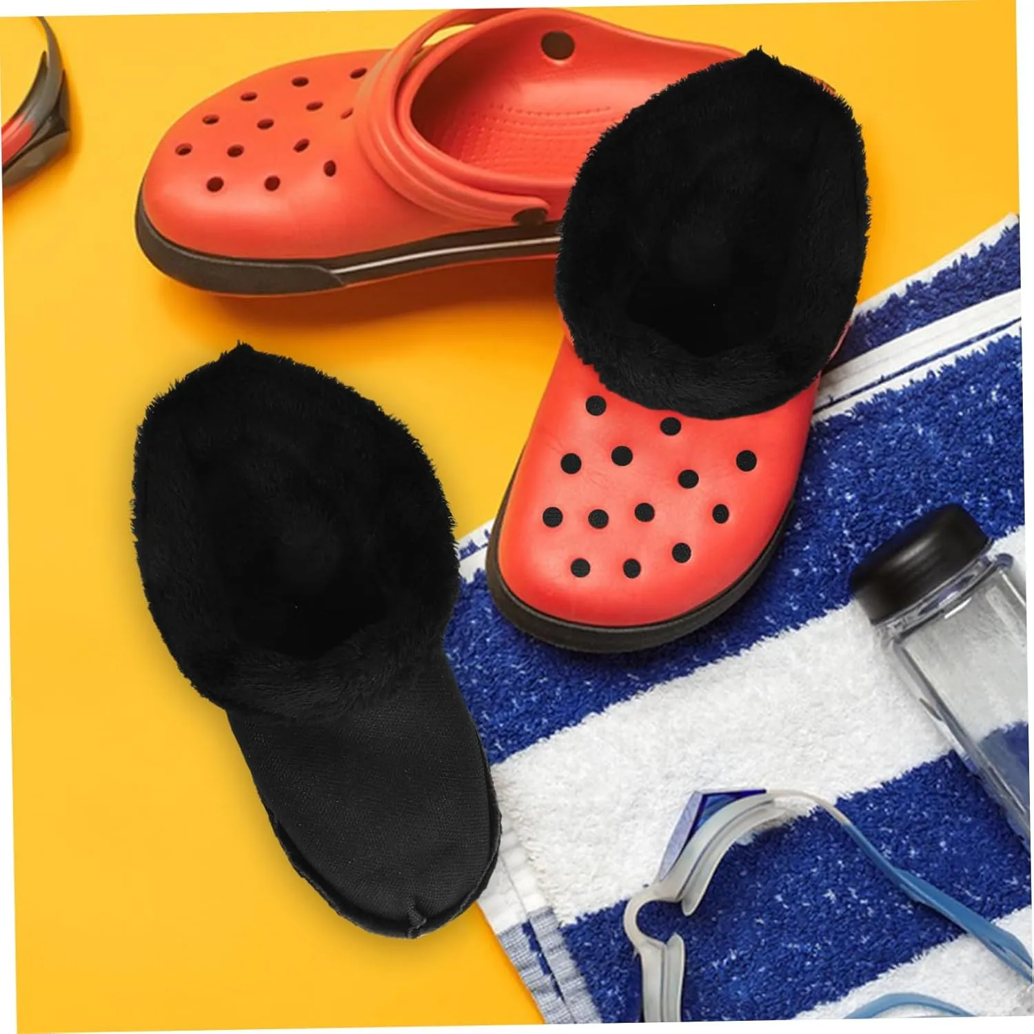 Thermal Cover Grip Shoe Insoles Fleece Insoles Sandals Insoles Shoes Insoles Filler Slippers Snow Heel