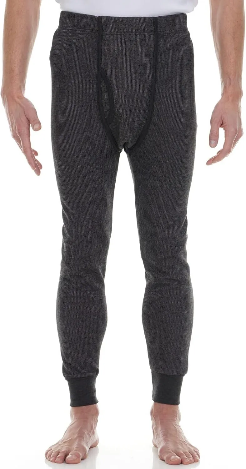 Thermal Pants for Men, Long Johns Mens Underwear Bulk Wholesale, Cotton, Solid Colors, Shelter Donations