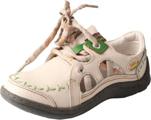 TMA EYES Women's lace-up Casual Comfortable Flat Fashion Walking Non-Slip Shoes