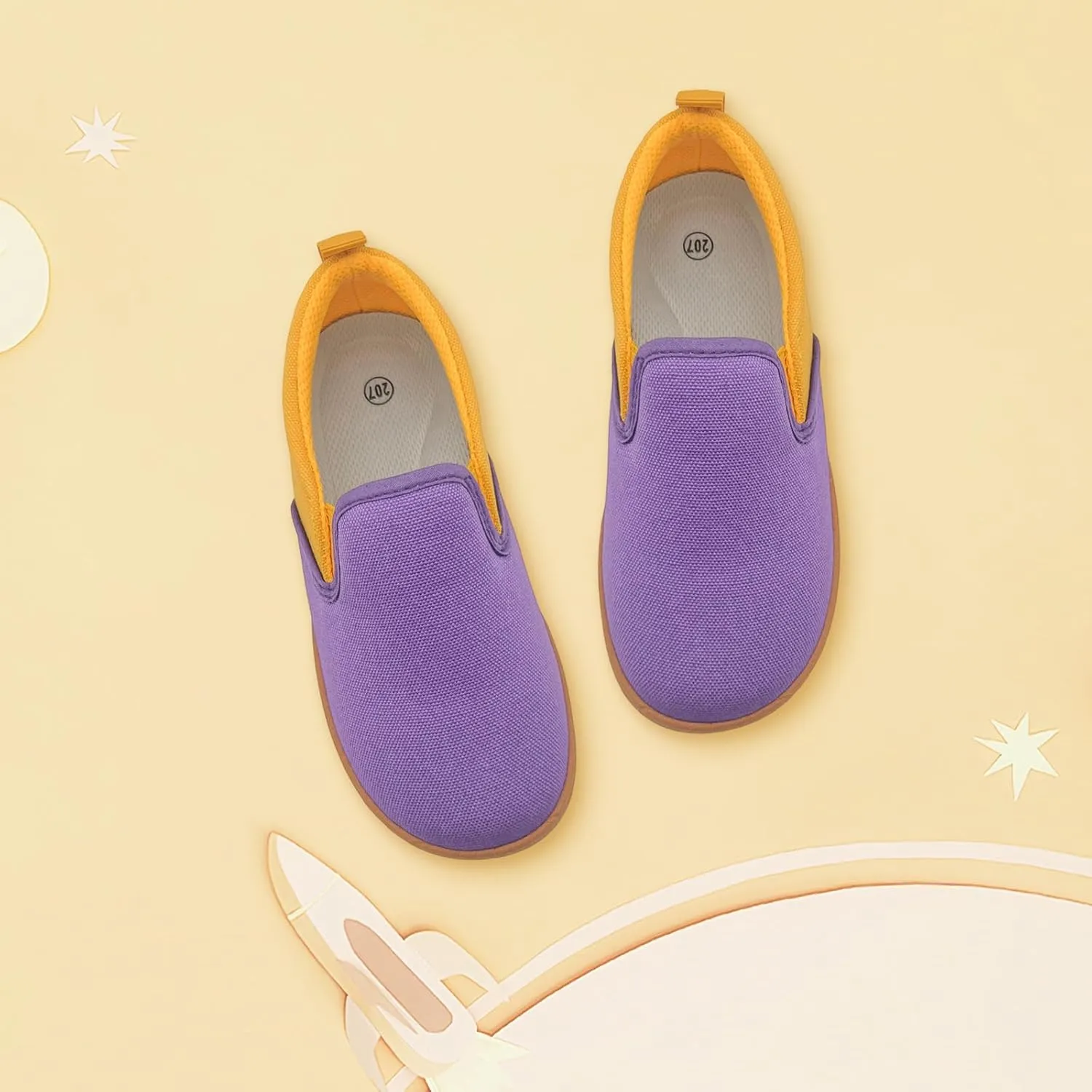 Toddler Kids Wide Barefoot Shoes Girls Boys Slip On Canvas Sneakers Comfortable Skin Friendly Walking Kids Shoes