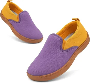 Toddler Kids Wide Barefoot Shoes Girls Boys Slip On Canvas Sneakers Comfortable Skin Friendly Walking Kids Shoes