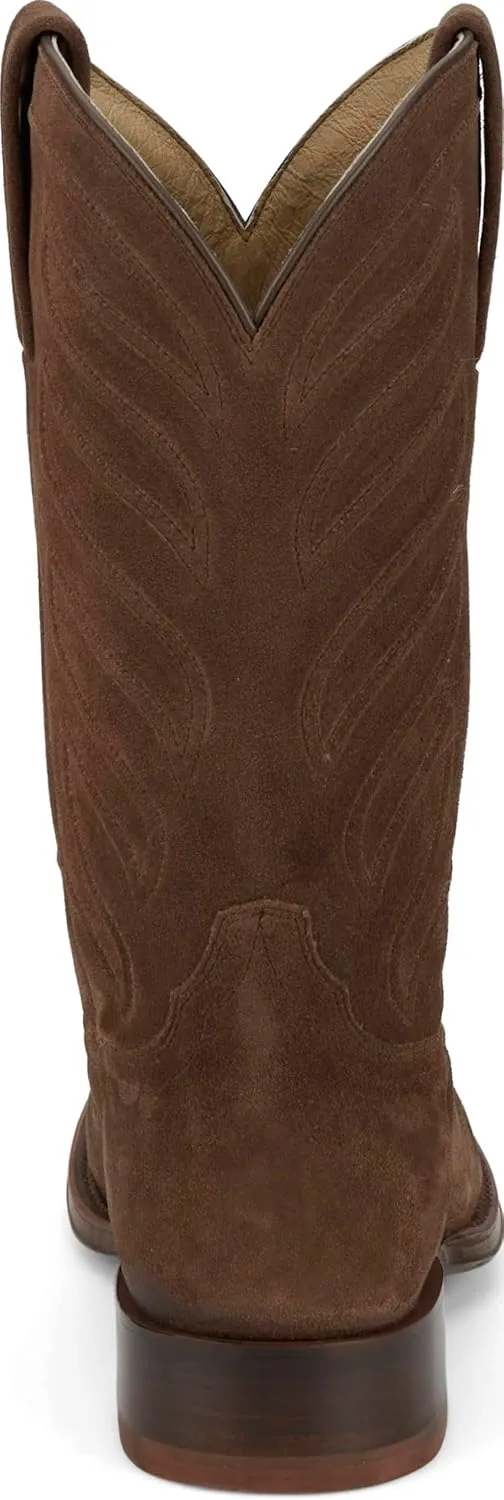 Tony Lama Amado 12" Suede Leather Western Boots for Men - Classic Design, Modern Flair, Comfortable Fit, Durable Craftsmanship