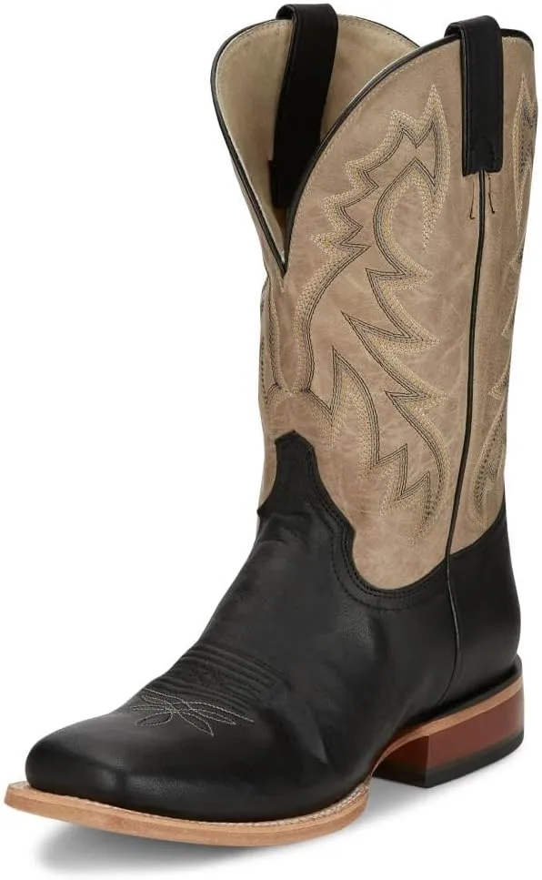 Tony Lama Luciano Men's Stylish Leather Boots - Durable, Comfortable, and Perfect for Casual & Formal Occasions, Black - 12 D