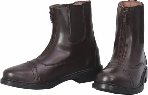 TuffRider Ladies Starter Front Zip Paddock Boots | Durable, Easy to Clean Water-Resistant Horse Riding Boots for Women