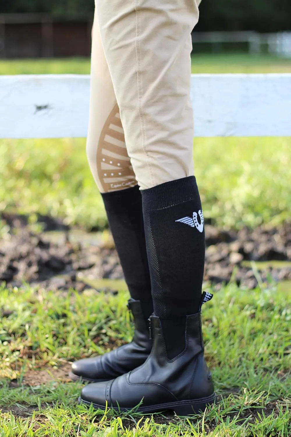 TuffRider Ladies Starter Front Zip Paddock Boots | Durable, Easy to Clean Water-Resistant Horse Riding Boots for Women