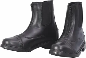 TuffRider Ladies Starter Front Zip Paddock Boots | Durable, Easy to Clean Water-Resistant Horse Riding Boots for Women