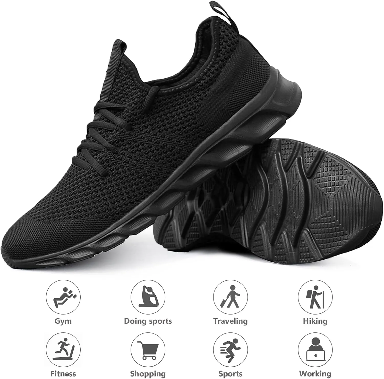 Tvtaop Running Shoes Womens Sneakers Tennis Walking Workout Gym Shoes Lightweight Comfortable Trail Running