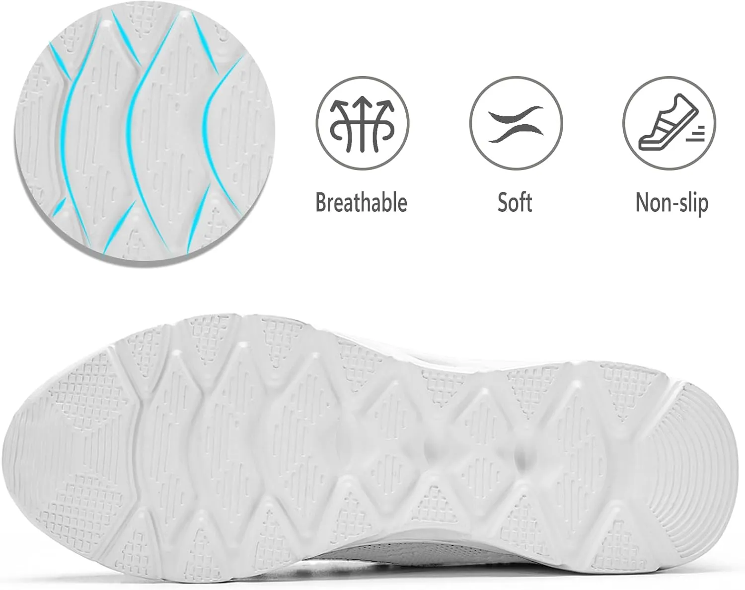 Tvtaop Running Shoes Womens Sneakers Tennis Walking Workout Gym Shoes Lightweight Comfortable Trail Running
