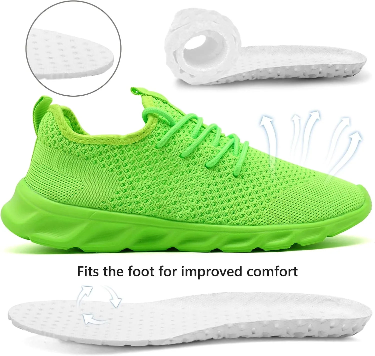 Tvtaop Running Shoes Womens Sneakers Tennis Walking Workout Gym Shoes Lightweight Comfortable Trail Running