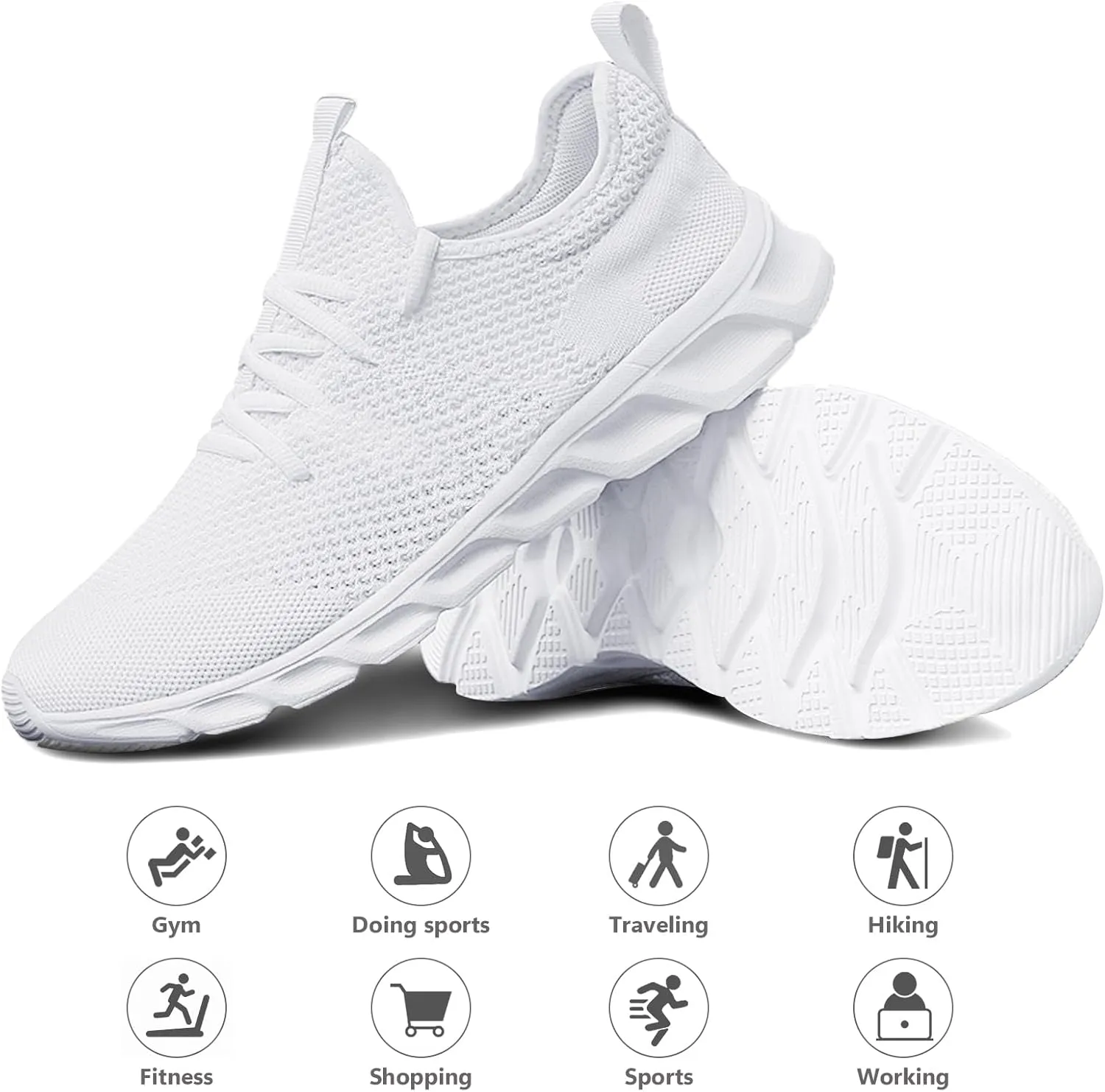 Tvtaop Running Shoes Womens Sneakers Tennis Walking Workout Gym Shoes Lightweight Comfortable Trail Running