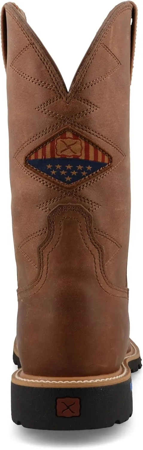 Twisted X Men's 11" Tech X Boot, Wide Square Toe with Tech X