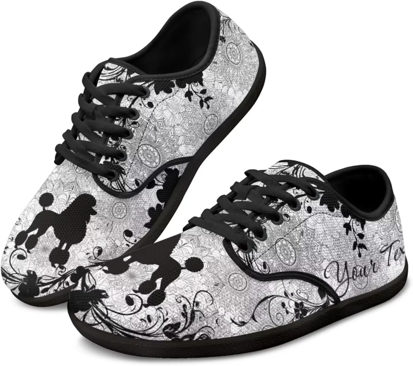 Unisex Custom Running Sneakers Walking Shoes Work Loafers Design Your Own Text/Name for Women Men