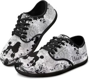 Unisex Custom Running Sneakers Walking Shoes Work Loafers Design Your Own Text/Name for Women Men