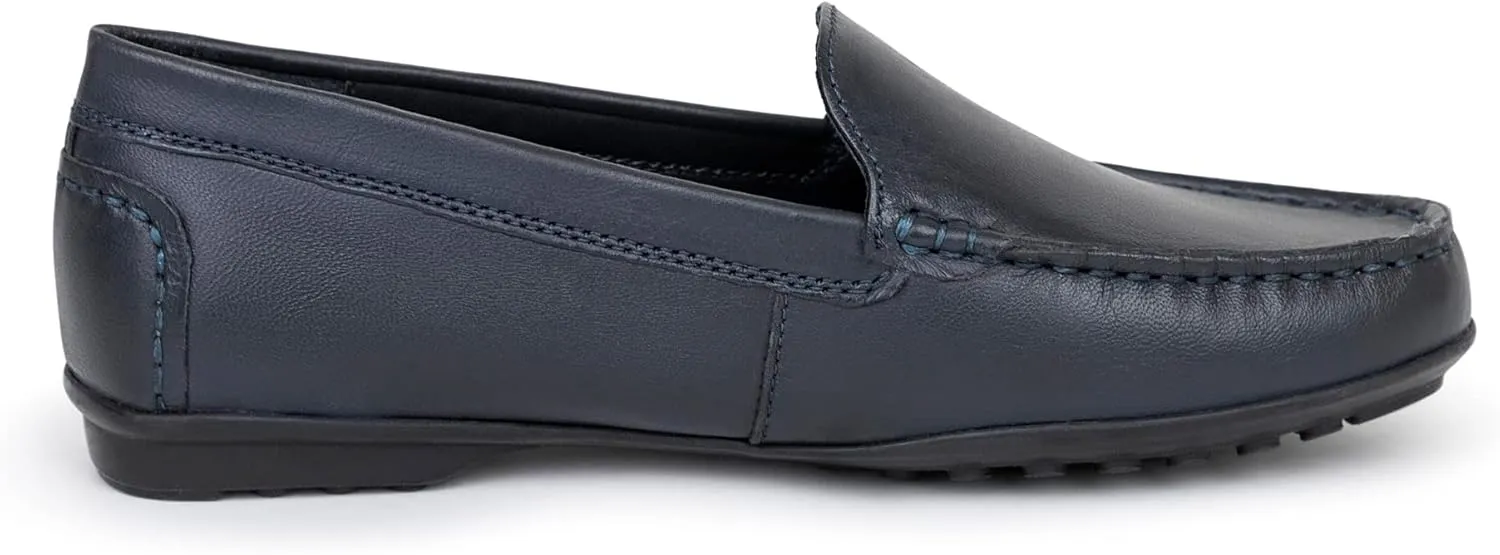 Unisex Slip-On Leather Loafer, Comfortable Dress Shoes Perfect for Both Formal & Casual Events
