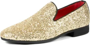 UUBARIS Mens Dress Loafers Tuxedo Suit Slip on Shoes