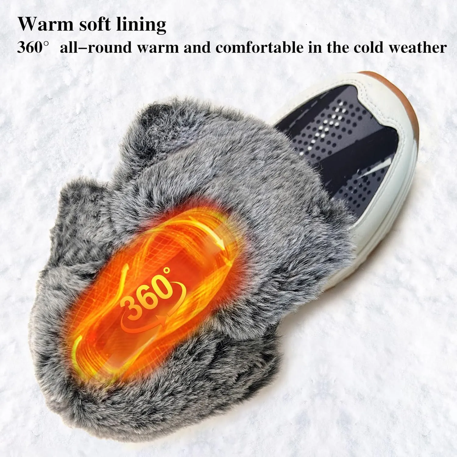 VITUOFLY Boys Hiking Boots Kids Hiking Shoes Girls Outdoor Warm Winter Snow Boots Adventure Trekking Shoes Anti-skid Sneakers Steel Buckle Durable Comfortable