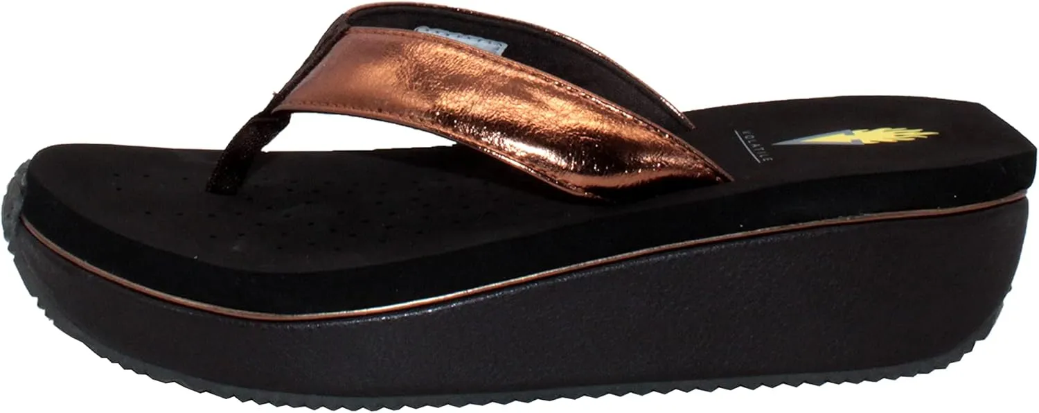 Volatile Women's Cafe Metallic Thong Sandal