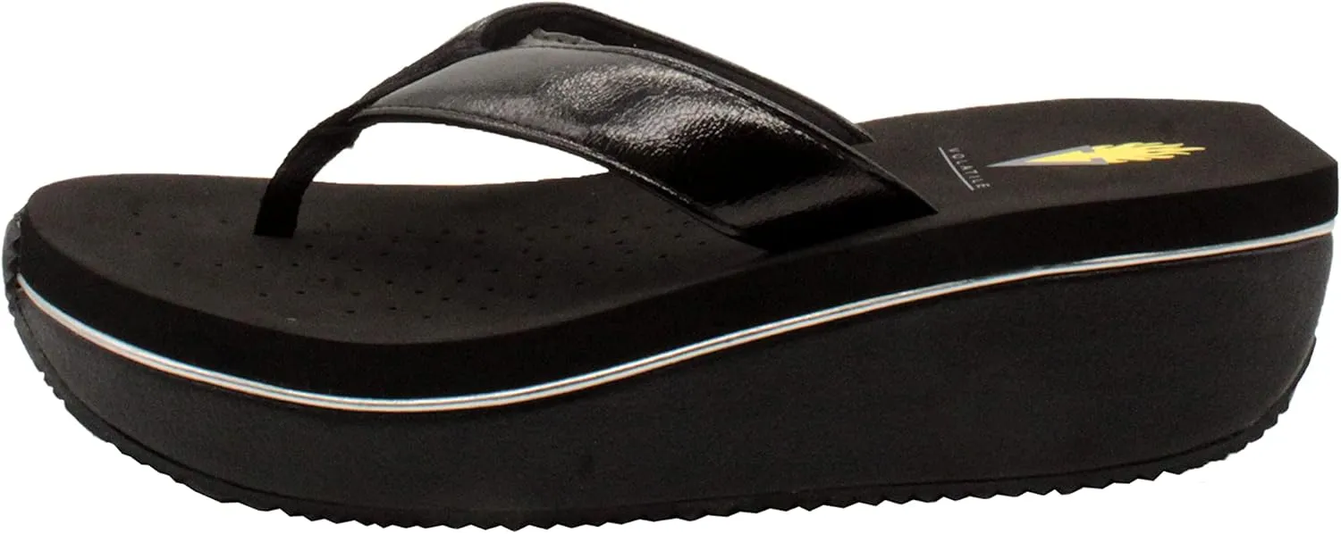 Volatile Women's Cafe Metallic Thong Sandal