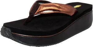 Volatile Women's Cafe Metallic Thong Sandal