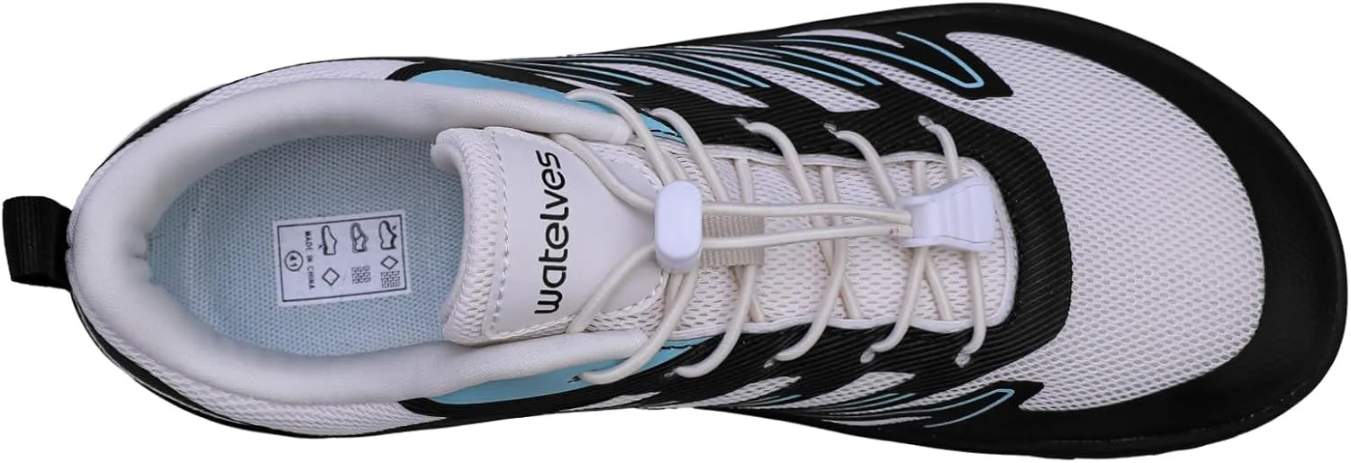 WateLves Barefoot Shoes Men Women Wide Width Minimalist Zero Drop Shoes Trail Running Walking Sneakers