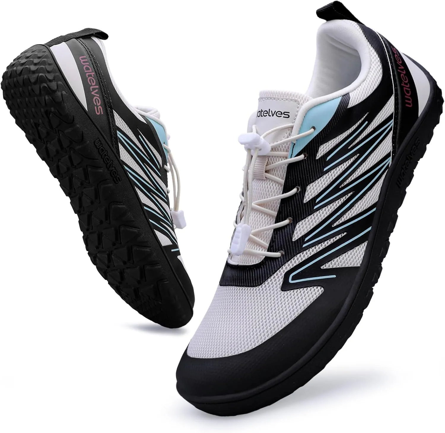 WateLves Barefoot Shoes Men Women Wide Width Minimalist Zero Drop Shoes Trail Running Walking Sneakers