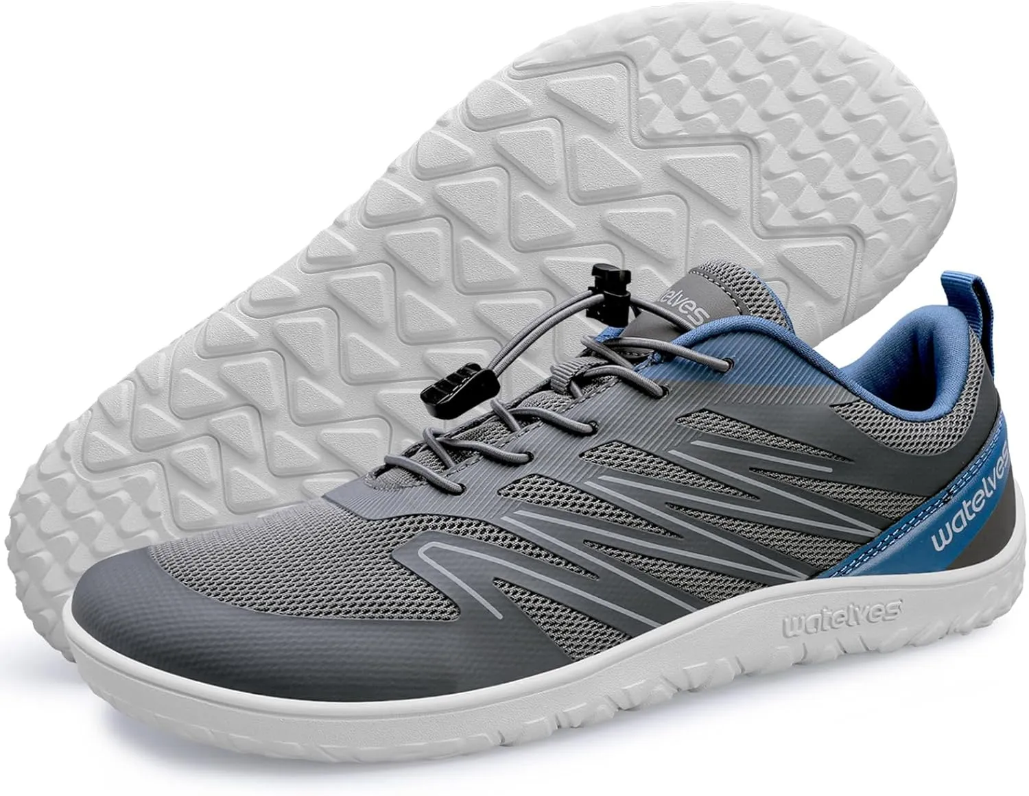 WateLves Barefoot Shoes Men Women Wide Width Minimalist Zero Drop Shoes Trail Running Walking Sneakers