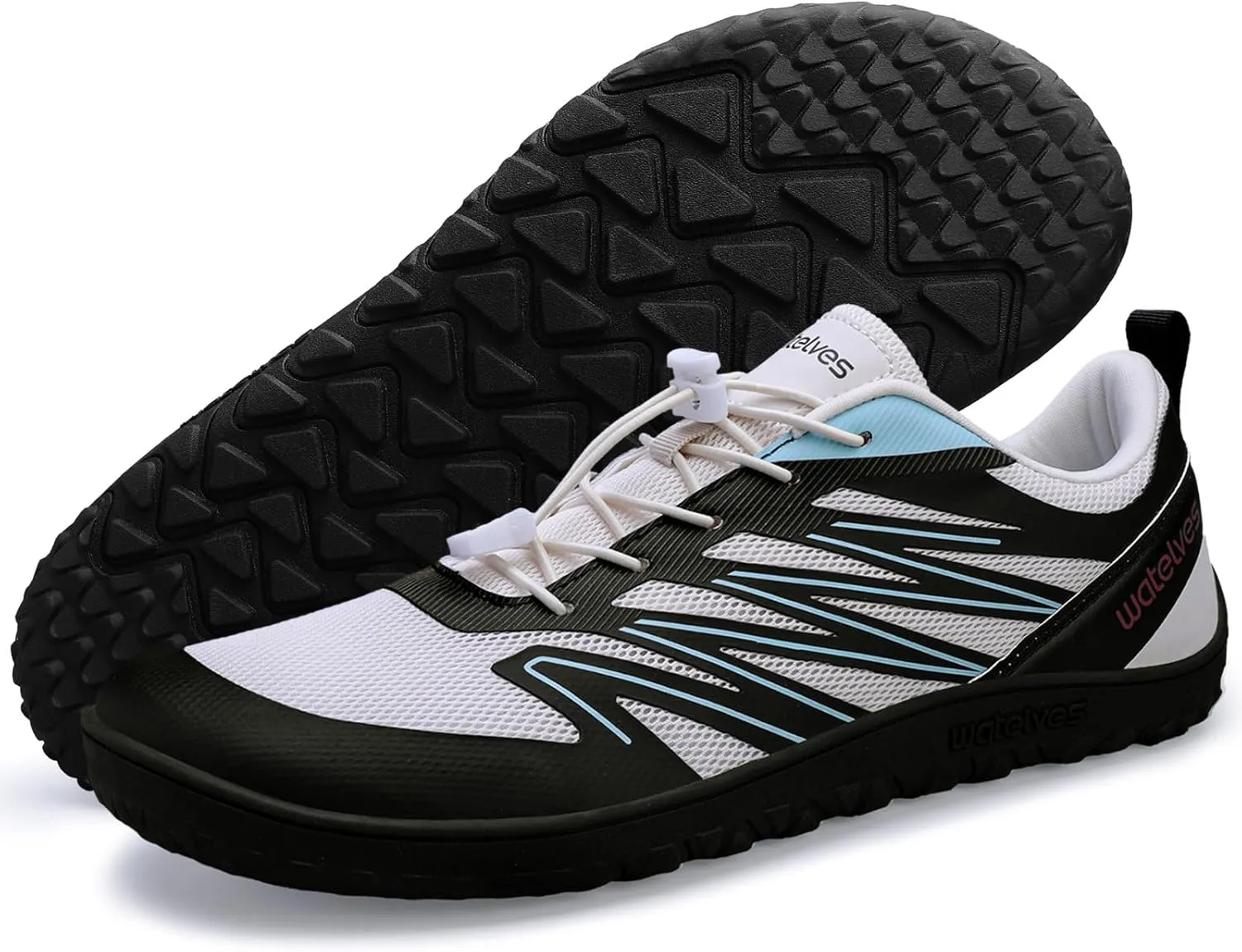 WateLves Barefoot Shoes Men Women Wide Width Minimalist Zero Drop Shoes Trail Running Walking Sneakers