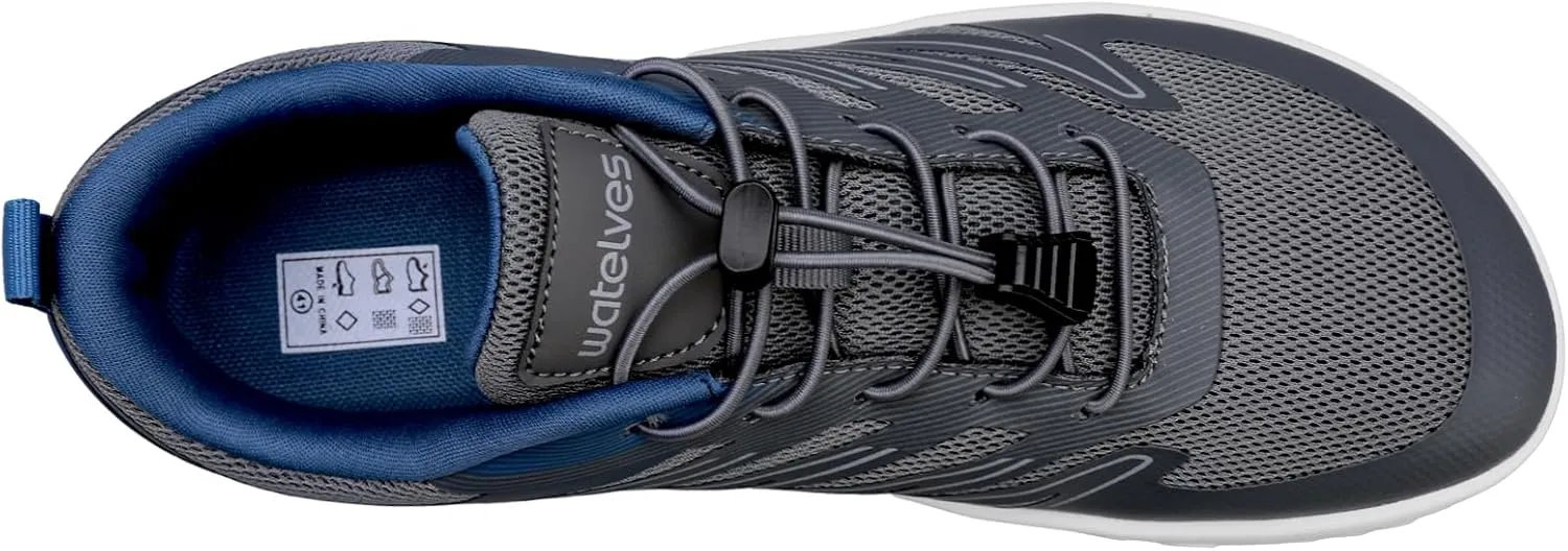 WateLves Barefoot Shoes Men Women Wide Width Minimalist Zero Drop Shoes Trail Running Walking Sneakers