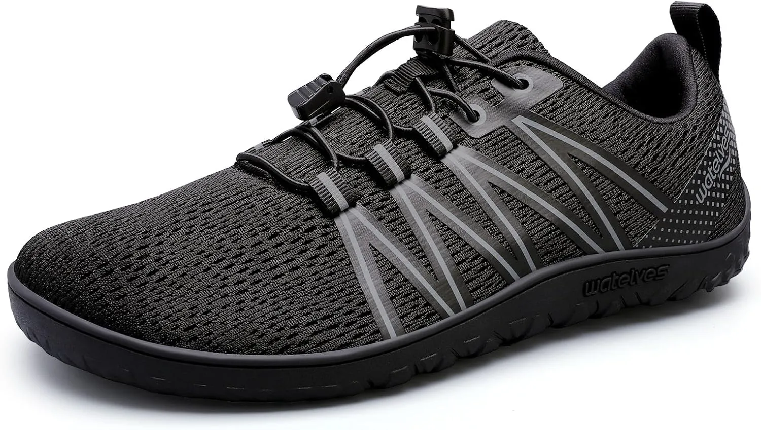 WateLves Barefoot Shoes Mens Womens Minimalist Wide Toe Box Zero Drop Trail Running Shoes Walking Cross Training Hiking