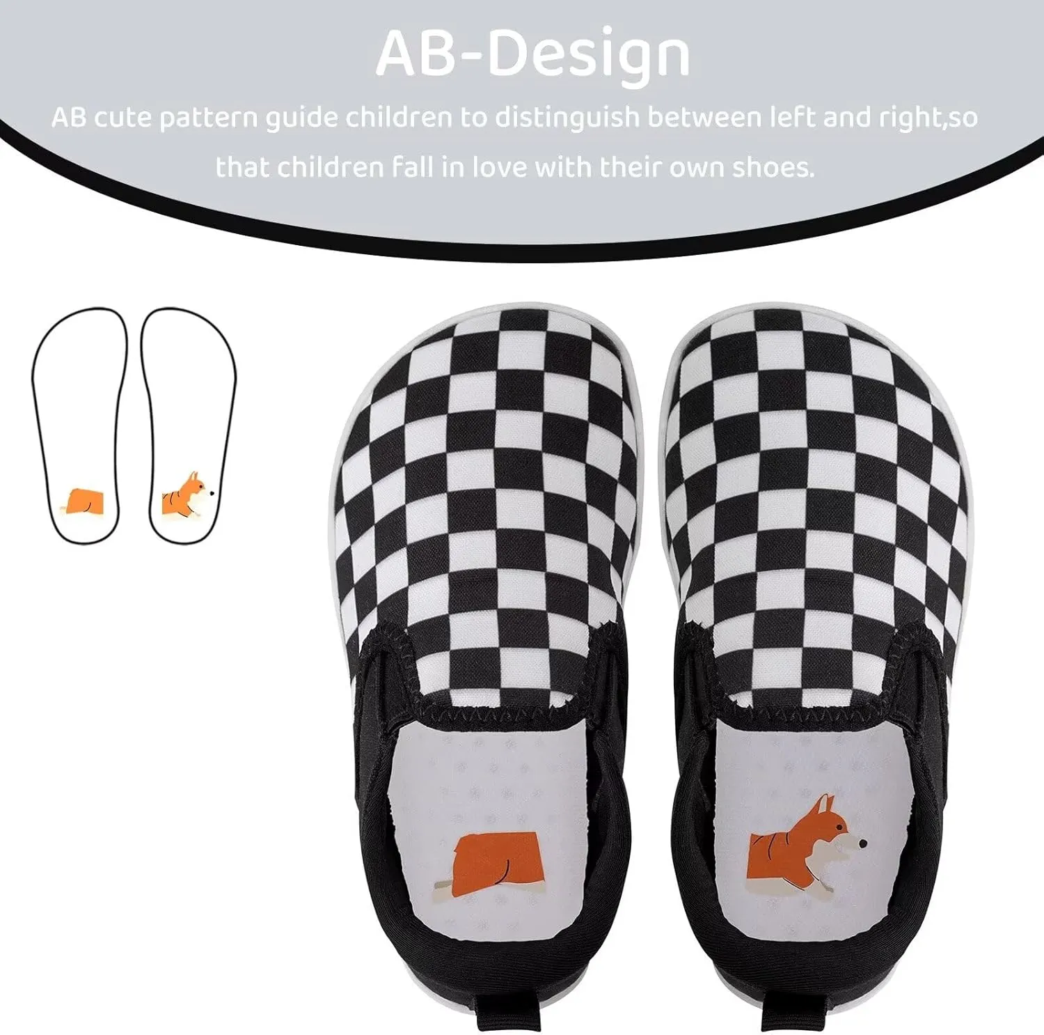 WateLves Toddler Little Kid Wide Barefoot Shoes Boys Girls Minimalist Slip On Sneakers Canvas Walking Shoes Fit Naturally Zero Drop Sole