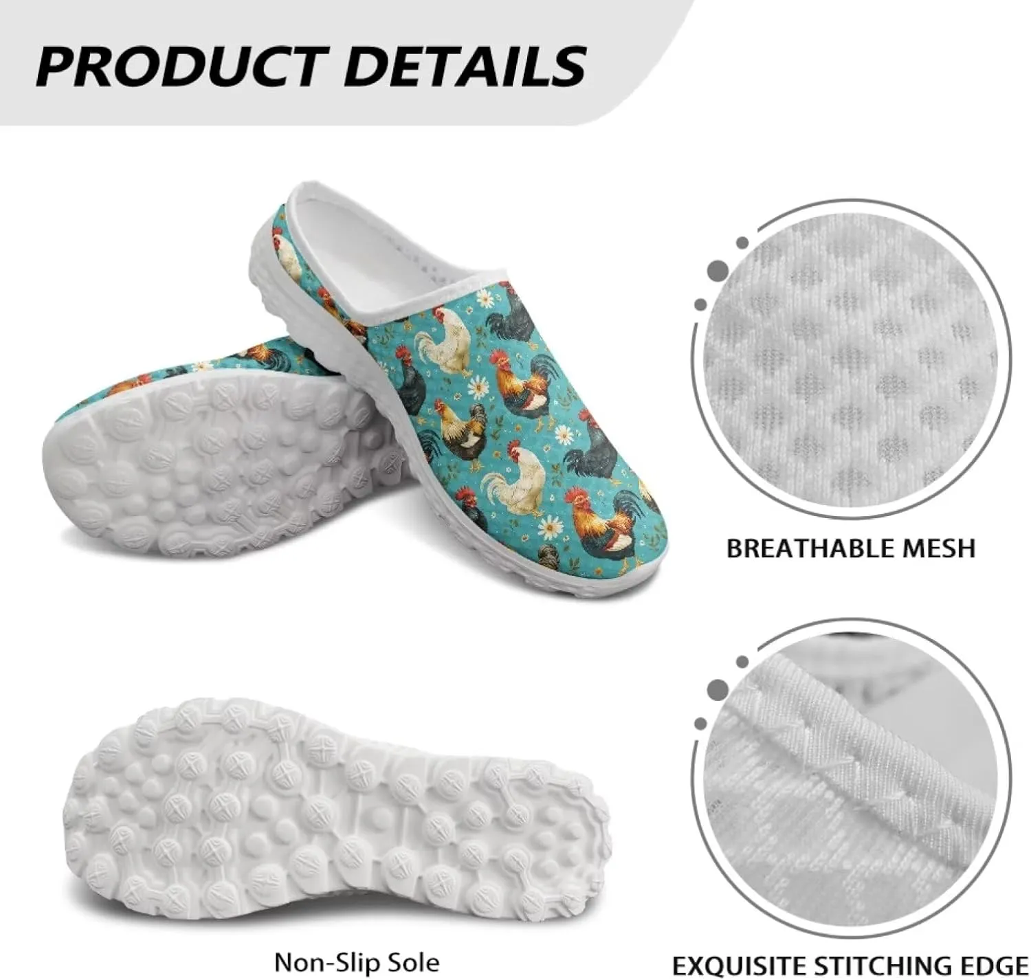 Water Shoes for Women Mesh Flats Barefoot Slip On Shoes Aque Womens Mules Lightweight Fashion Closed Toe Slides Outdoor