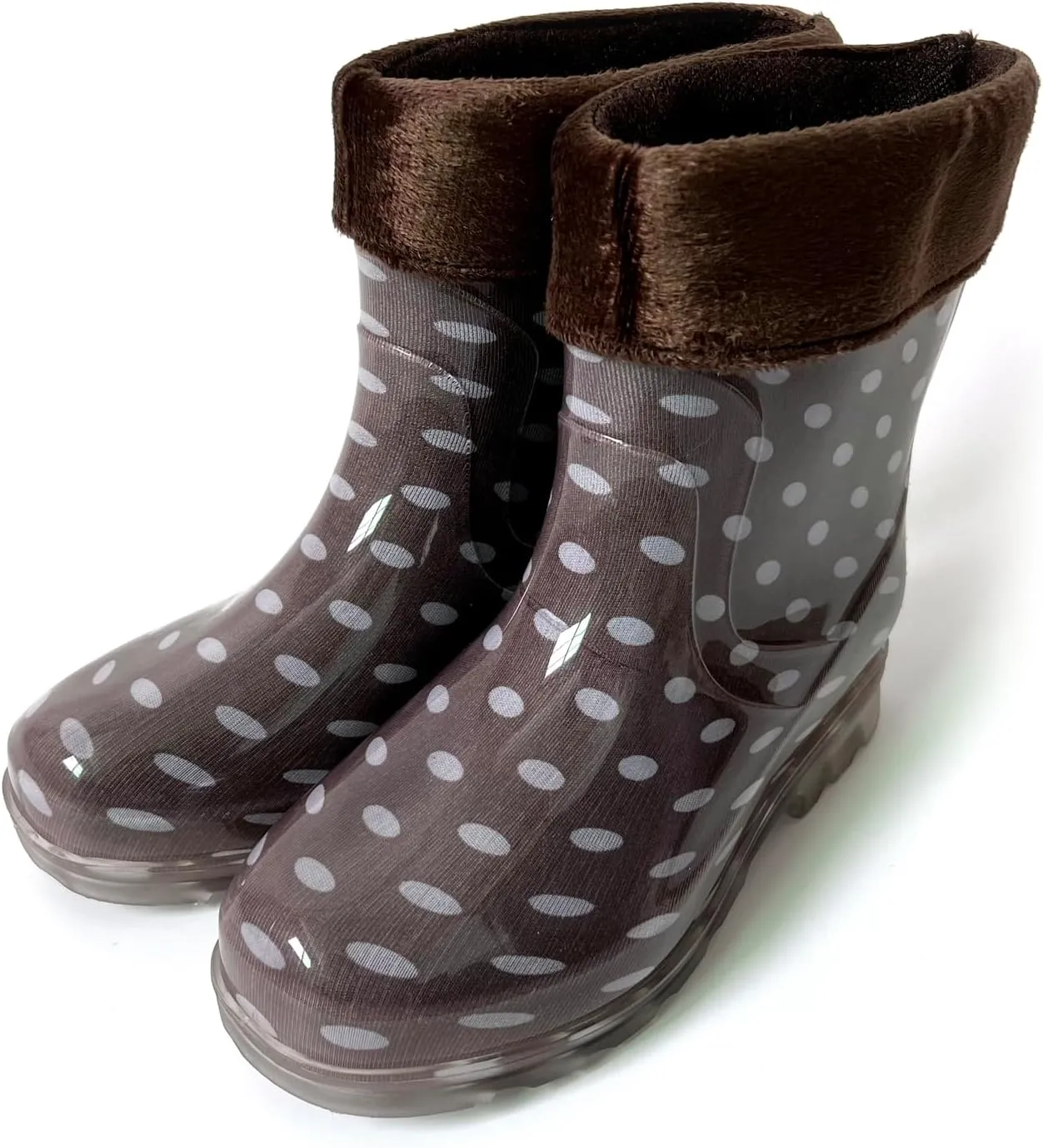 Wide Calf Women's Waterproof Rain Boots, Sizes 9 10 11 12 13 14, Plus-Size Rubber Mud Boots, Anti-Slip Knee-High Outdoor Work Shoes for Garden, Farm, All-Weather, Comfortable & Durable