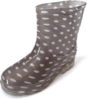 Wide Calf Women's Waterproof Rain Boots, Sizes 9 10 11 12 13 14, Plus-Size Rubber Mud Boots, Anti-Slip Knee-High Outdoor Work Shoes for Garden, Farm, All-Weather, Comfortable & Durable