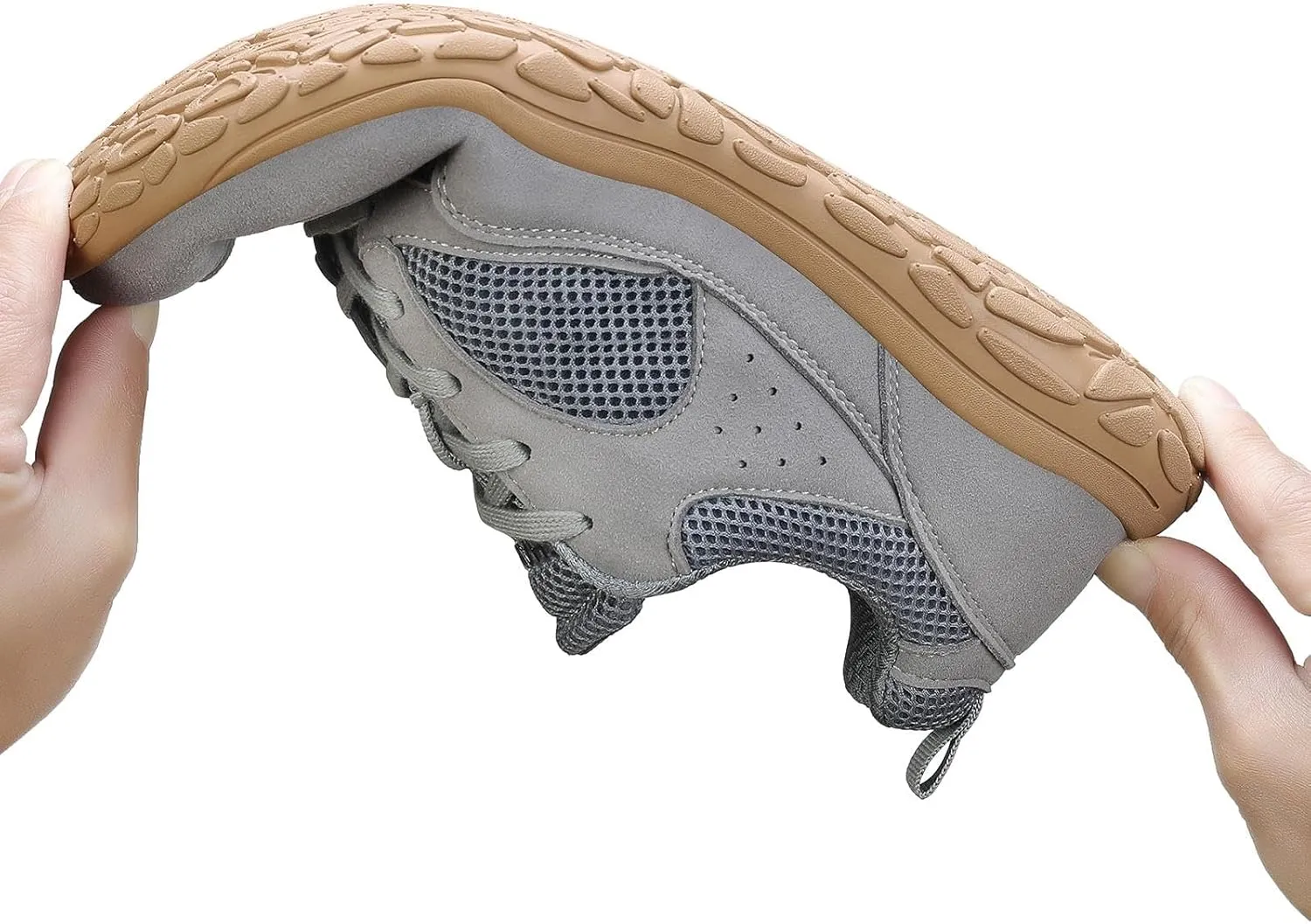 Wide Toe Box Walking Shoes for Men, Zero Drop Road Running Shoes, Lightweight, Breathable, for Tennis, Gym