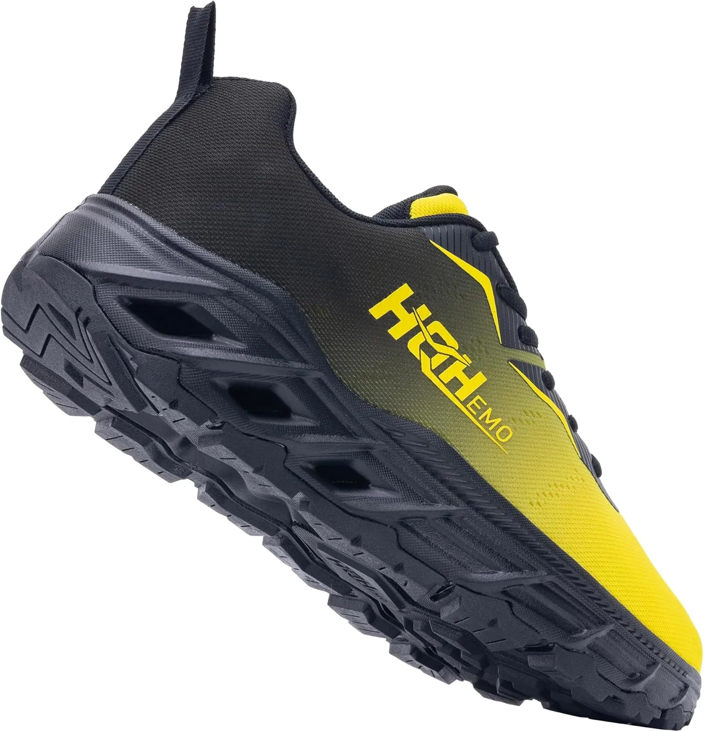 Wide Trail Running Shoes for Mens - FALKON 1.0 Waterproof Hiking Sneakers Wide Width for Outdoor with Jet-Holes Sole