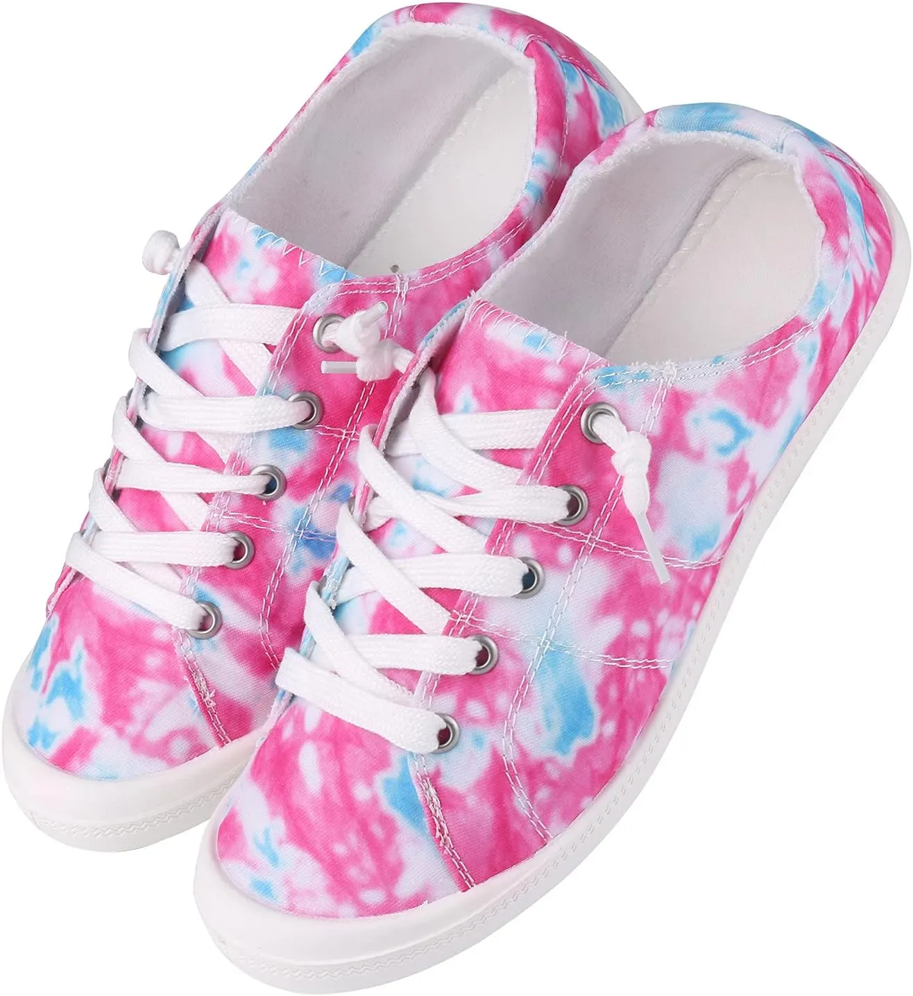 Women’s Canvas Sneakers | Lightweight Breathable Slip-On Casual Wear Tennis Shoes for Women, Teens & Girls | Classic Low-Top Flats