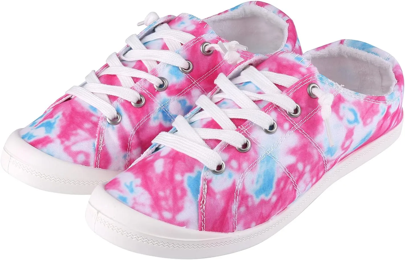 Women’s Canvas Sneakers | Lightweight Breathable Slip-On Casual Wear Tennis Shoes for Women, Teens & Girls | Classic Low-Top Flats