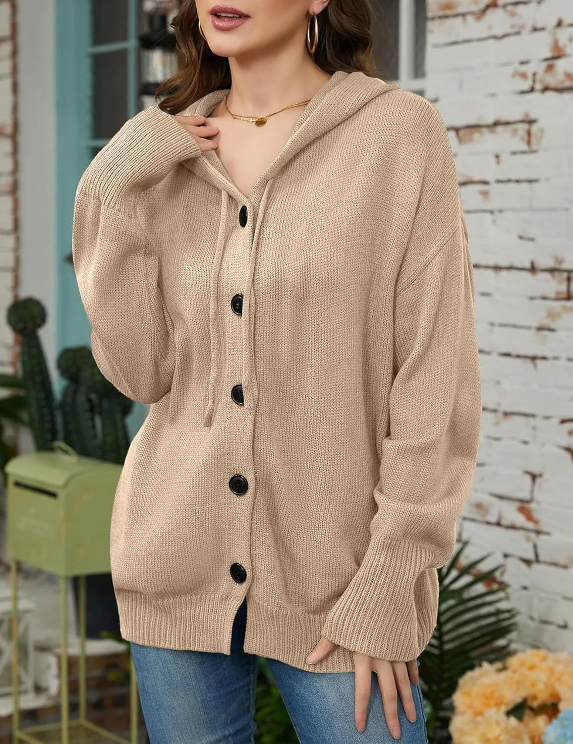 Women's Casual Cardigan Long Sleeve Hoodies Outfits