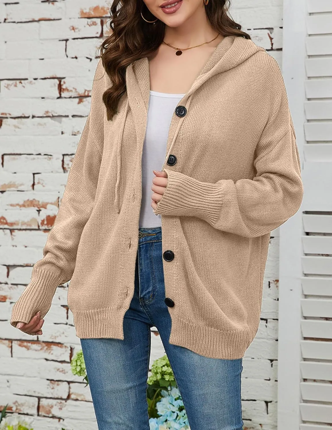 Women's Casual Cardigan Long Sleeve Hoodies Outfits