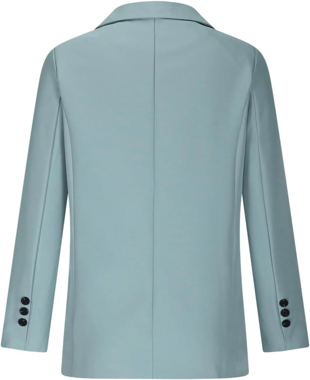 Womens Casual Dressy Blazers Jacket,Fashion Fall Bussiness Suit Clothe,Long Sleeve Solid Color Suit Without Pockets