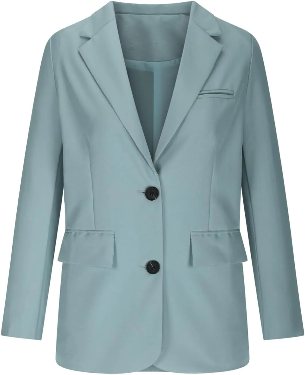 Womens Casual Dressy Blazers Jacket,Fashion Fall Bussiness Suit Clothe,Long Sleeve Solid Color Suit Without Pockets