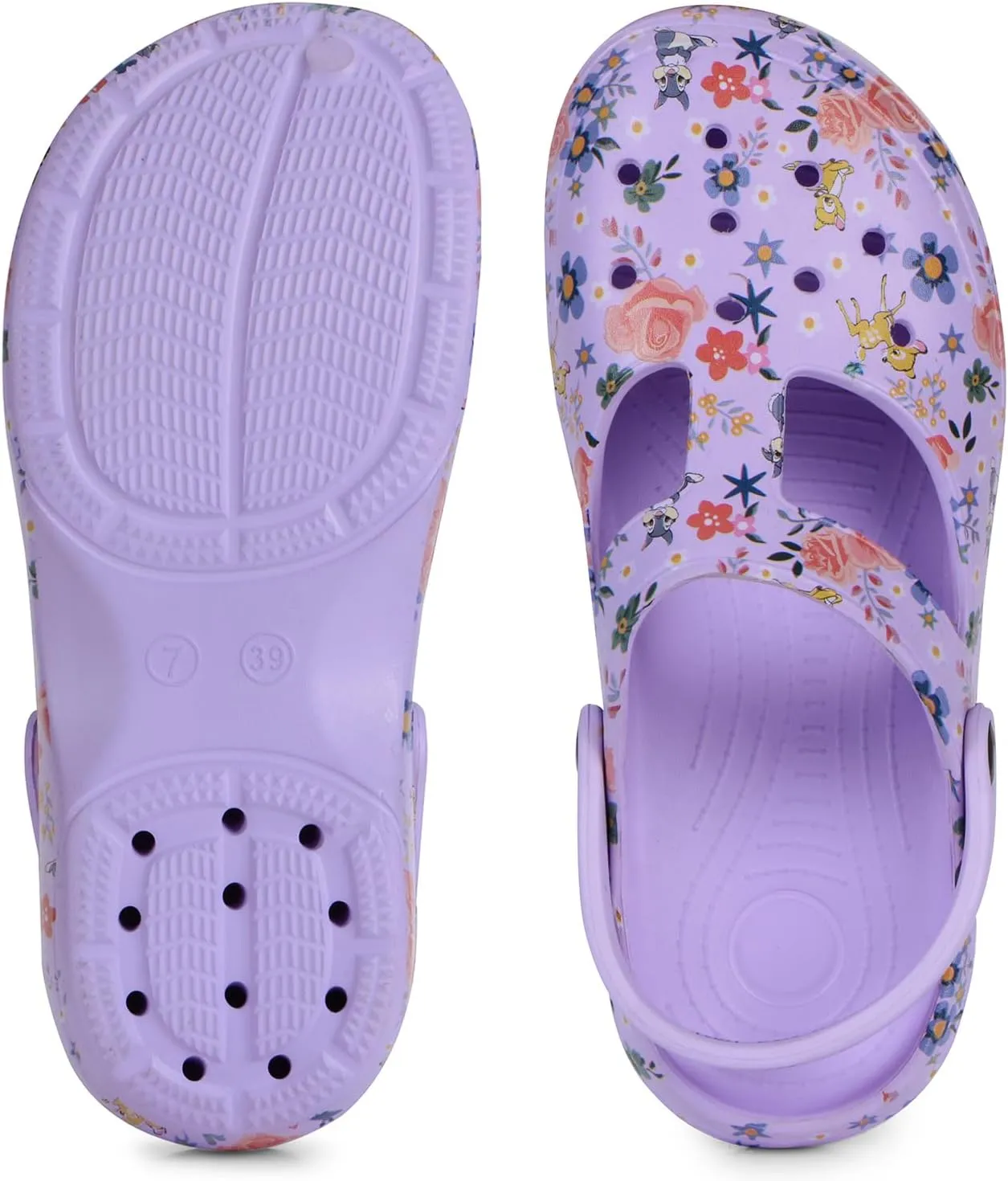 Women's Classic Casual Clogs/Sandals with Adjustable Back Strap for Adult | Comfortable & Light Weight | Stylish & Anti-Skid | Waterproof & Everyday Use Mules for Girls/Ladies D-512