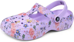 Women's Classic Casual Clogs/Sandals with Adjustable Back Strap for Adult | Comfortable & Light Weight | Stylish & Anti-Skid | Waterproof & Everyday Use Mules for Girls/Ladies D-512