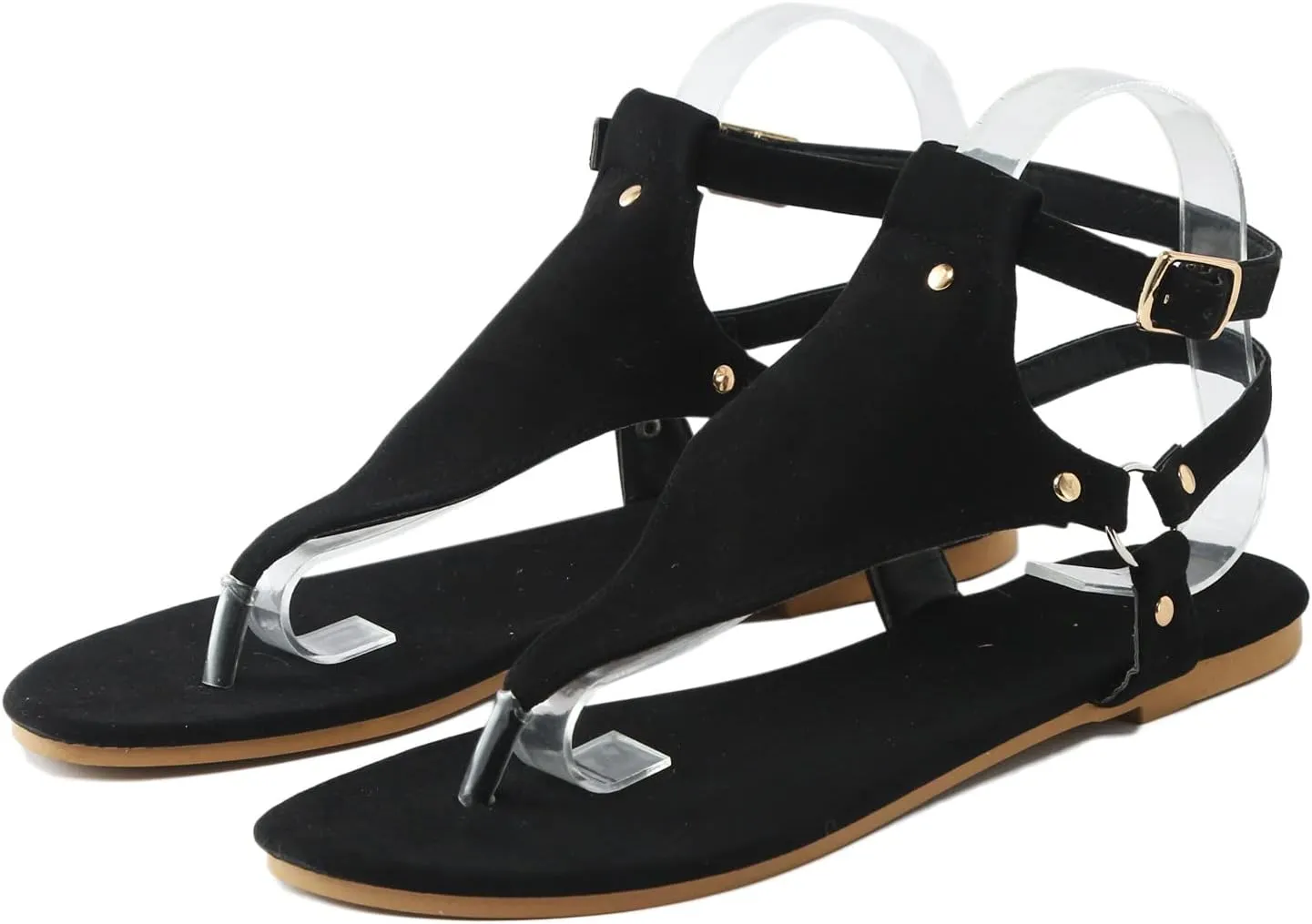 Women's Elastic Strap Bohemian Sandals Casual Summer Comfortable Walking Shoes Slim Flat Sandals for Women