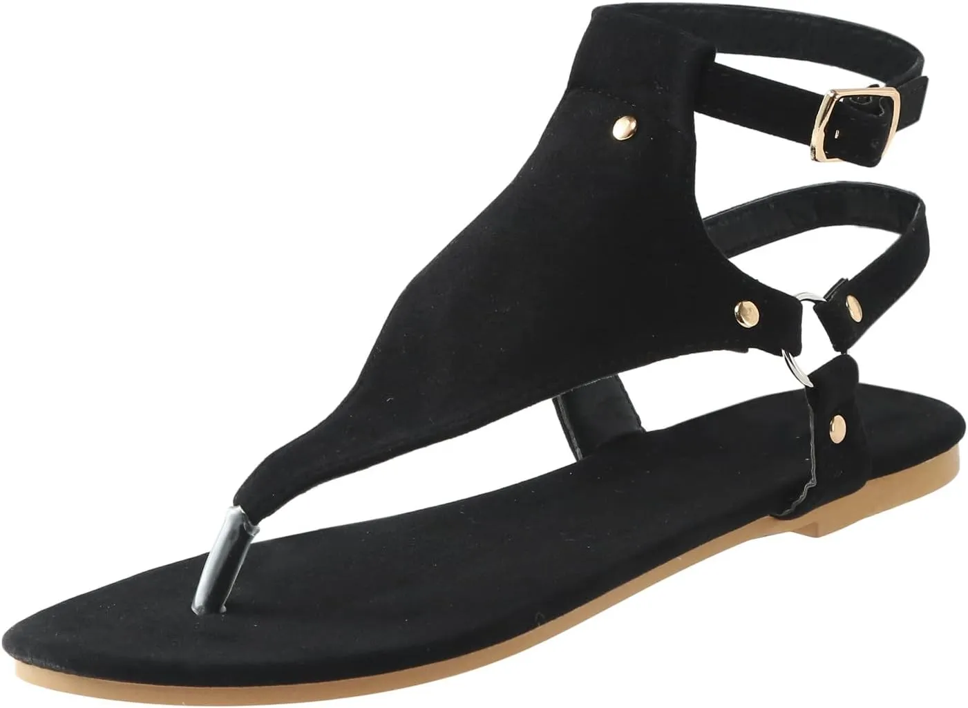 Women's Elastic Strap Bohemian Sandals Casual Summer Comfortable Walking Shoes Slim Flat Sandals for Women